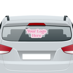 Custom Branded Car Window Decals | Removable Vinyl Sticker