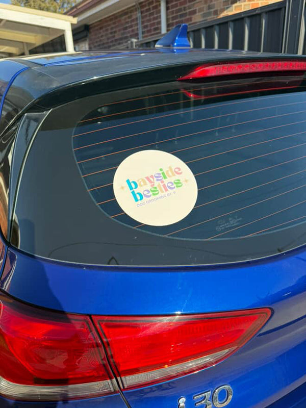 Custom Branded Car Window Decals | Removable Vinyl Sticker