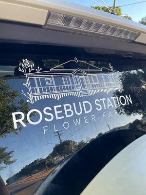 Custom Branded Car Window Decals | Removable Vinyl Sticker