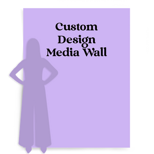 Custom Design Media Wall | Custom Backdrop