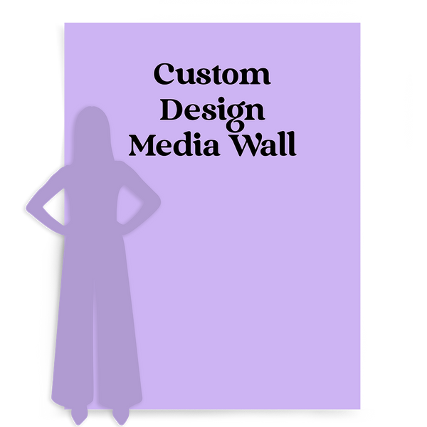 Custom Design Media Wall | Custom Backdrop