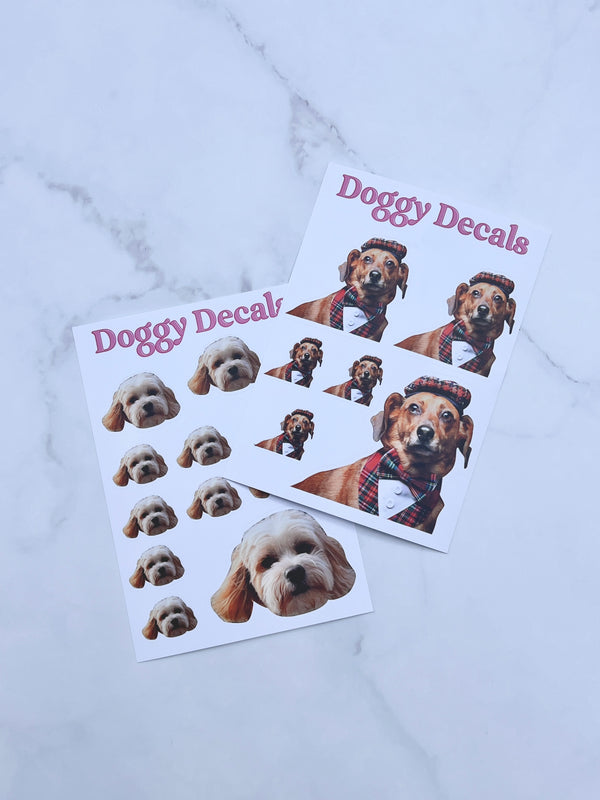 Doggy Decals | Personalised Pet Vinyl Stickers