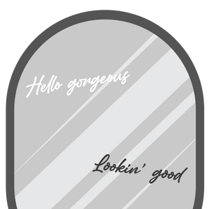 Affirmation Mirror Decals | Vinyl Stickers