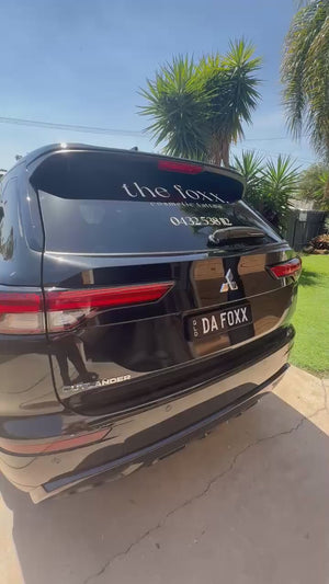 Custom Branded Car Window Decals | Removable Vinyl Sticker