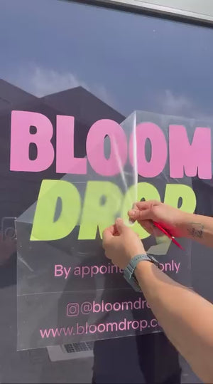 Shop Front Window Decals | Outdoor Removable Vinyl Stickers