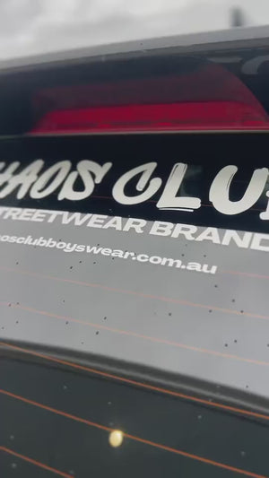 Custom Branded Car Window Decals | Removable Vinyl Sticker