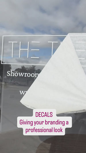 Shop Front Window Decals | Outdoor Removable Vinyl Stickers