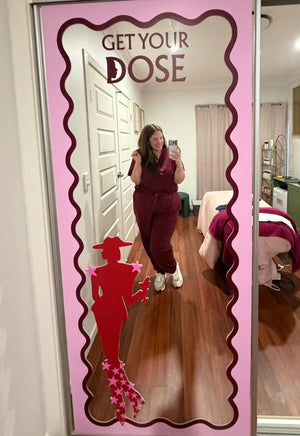 Custom Mirror Decals | Removable Damage Free Vinyl