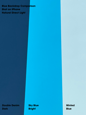 Blue Solid Colour | Single-sided Backdrops