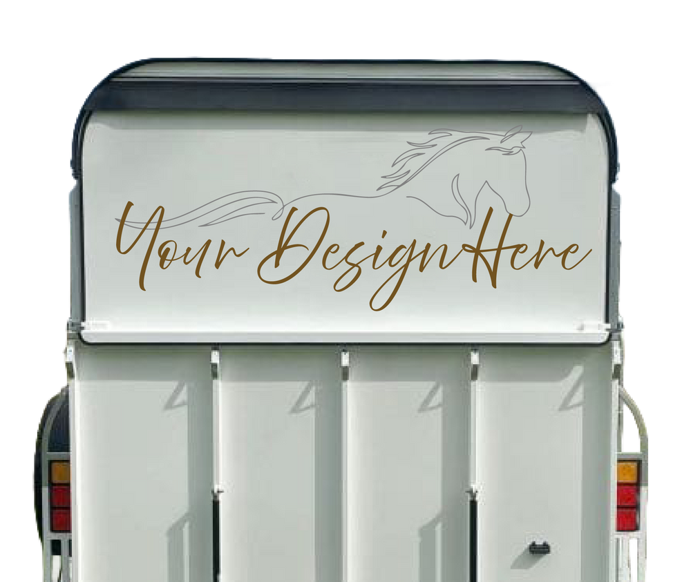 Custom Design Horse Float Decals | Damage-free Vinyl