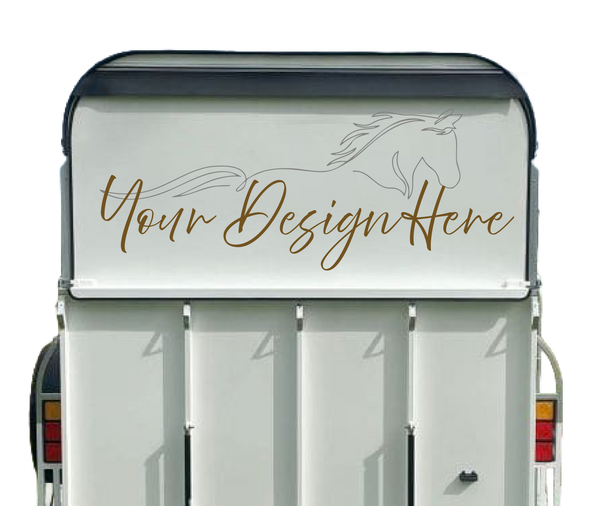 Custom Design Horse Float Decals | Damage-free Vinyl