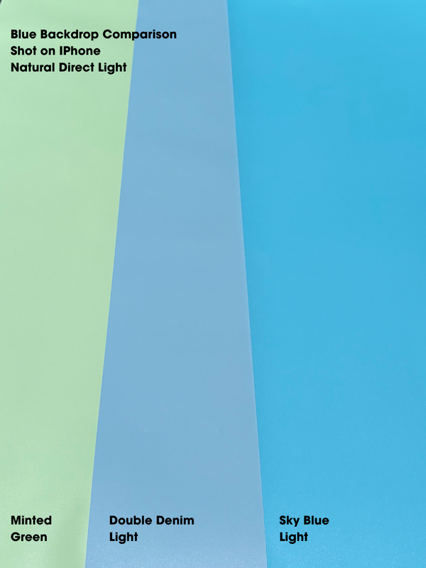 Blue Solid Colour | Single-sided Backdrops