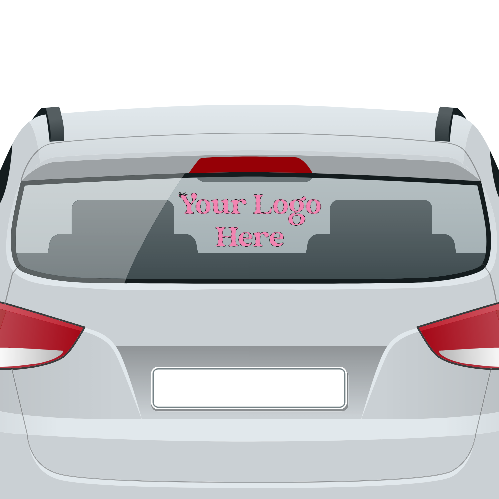 Custom Branded Car Window Decals | Removal Vinyl Stickers