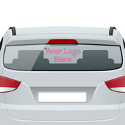 Custom Branded Car Window Decals | Removal Vinyl Stickers