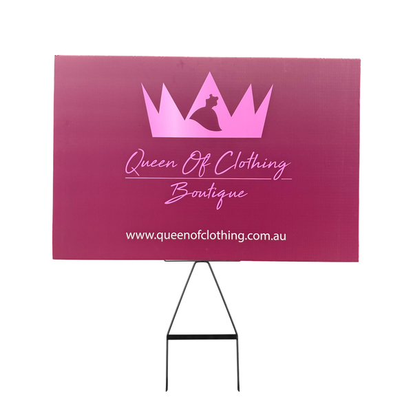Custom Printed Corflute Signs