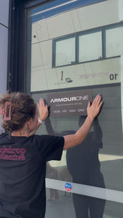Shop Front Door Decals | Outdoor Removal Vinyl Stickers