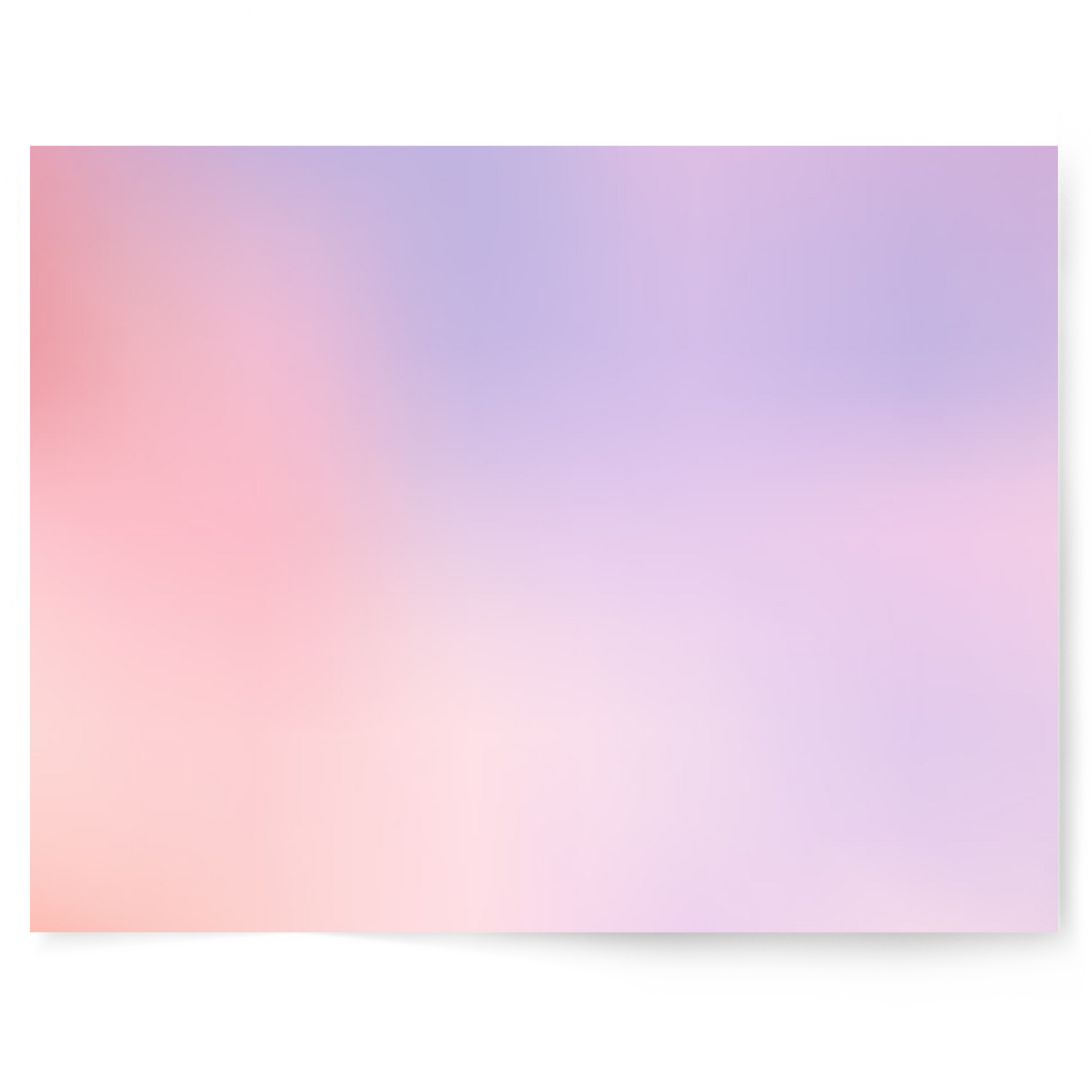 Baby Pink & Purple Gradient | Single-sided Backdrop