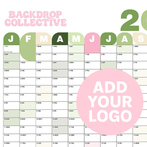 Bubble Laminated Wall Planner 2027 | Year Calendar