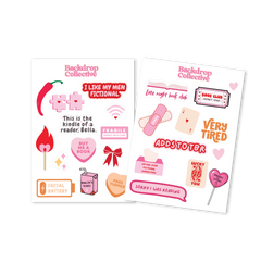 Mini Reusable Decal Packs | Bookish Themed