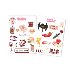 Mini Reusable Decal Packs | Bookish Themed