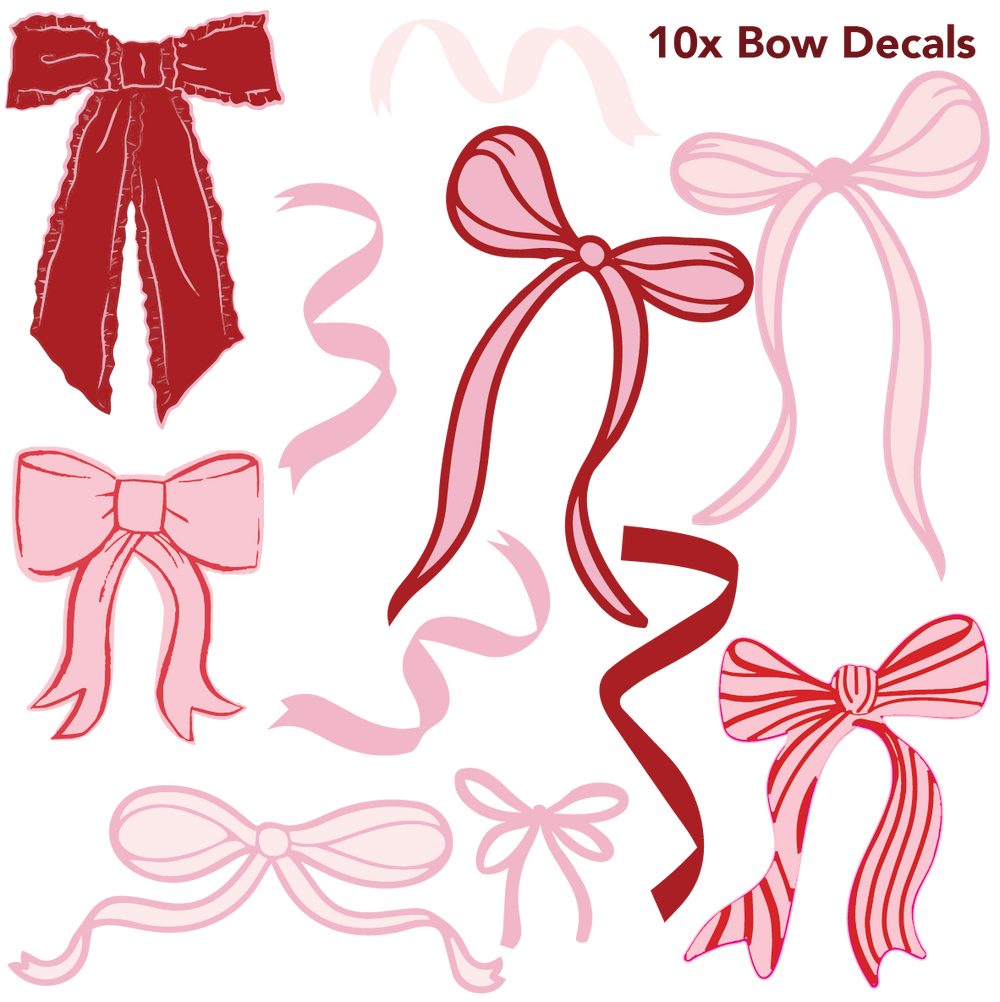 Christmas Decal Packs | Repositionable Window & Wall Decals