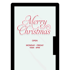 Christmas Writing Window & Wall | Sticker Decals