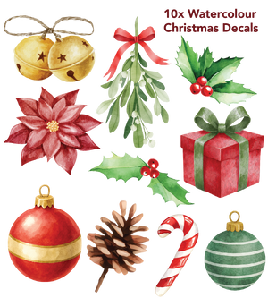 Christmas Decal Packs | Repositionable Window & Wall Decals