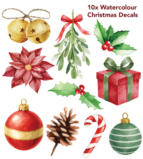 Christmas Decal Packs | Repositionable Window & Wall Decals
