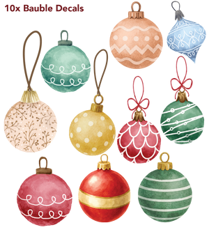 Christmas Decal Packs | Repositionable Window & Wall Decals