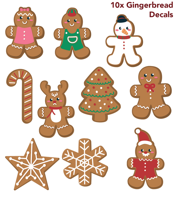 Christmas Decal Packs | Repositionable Window & Wall Decals