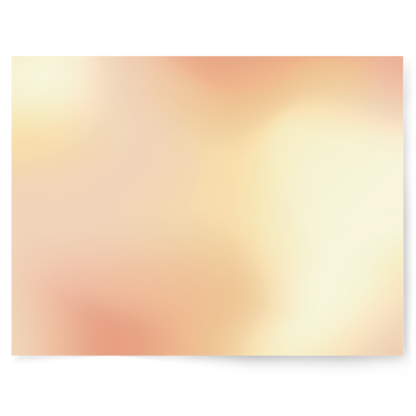 Soft Creamy Apricot Gradient | Single-sided Backdrop
