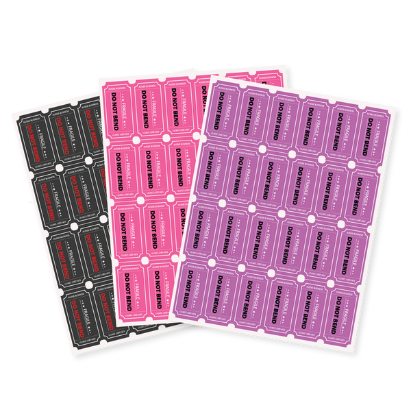 Do Not Bend Packaging Stickers | Handle With Care Shipping Labels