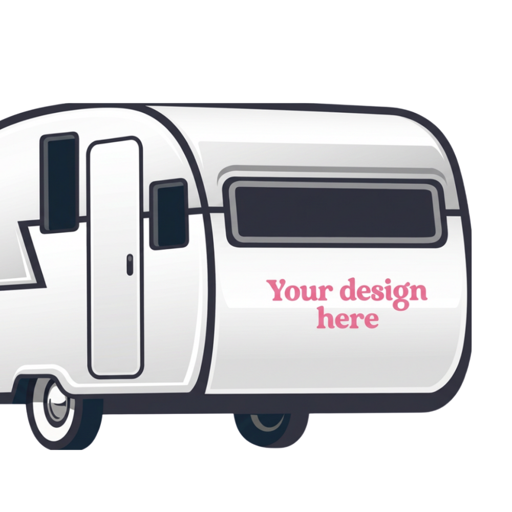 Custom Design Caravan Decals | Removable Damage-free Vinyl