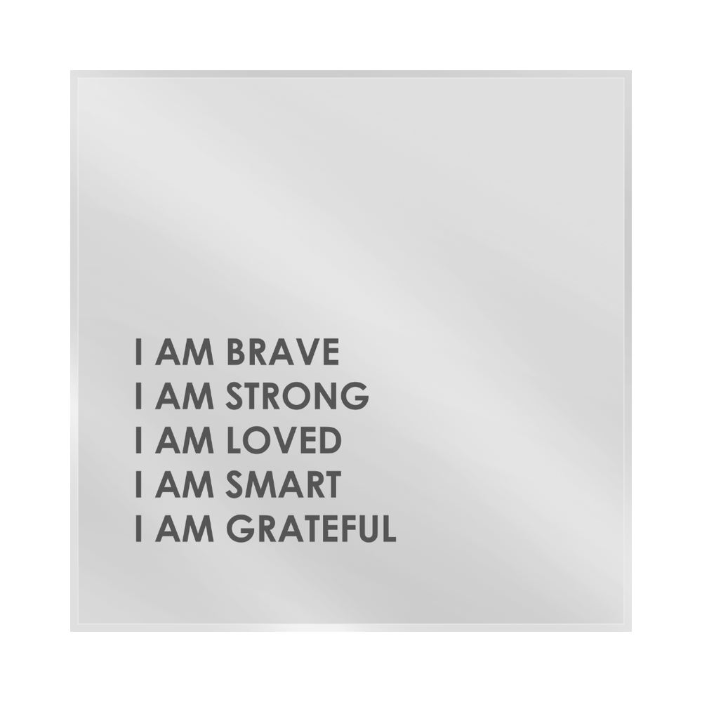 Affimation Mirror Decals | Vinyl Stickers