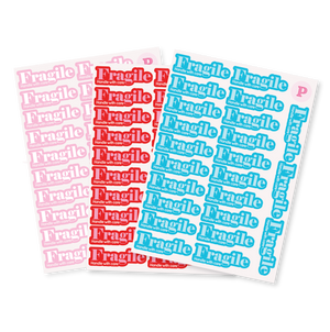Fragile Packaging Stickers | Handle With Care Shipping Labels