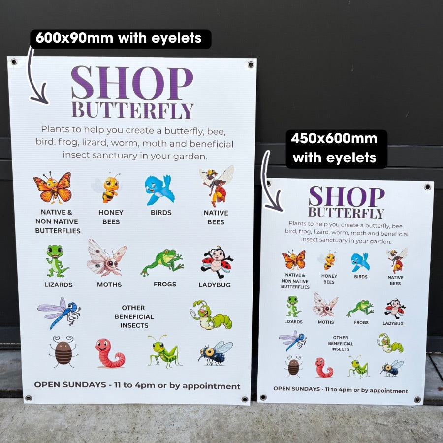 Custom Printed Corflute Signs