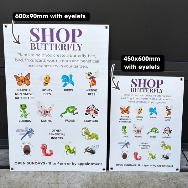 Custom Printed Corflute Signs