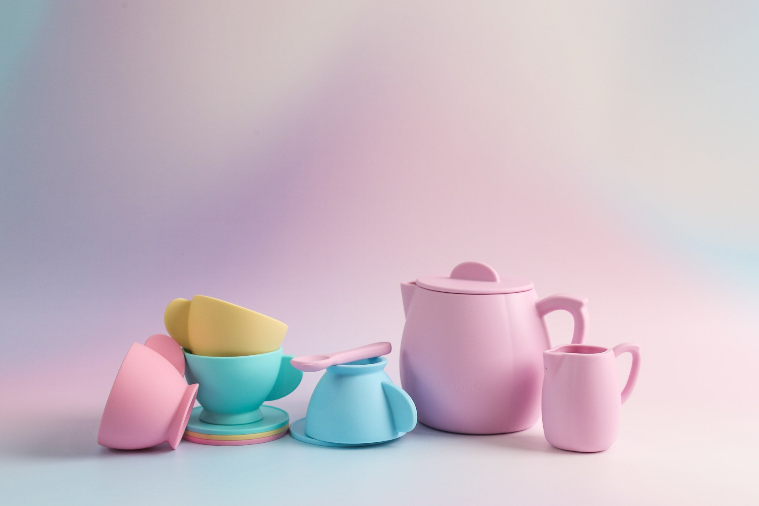 Pinky Blue Fairy Floss Gradient | Single-sided Backdrop