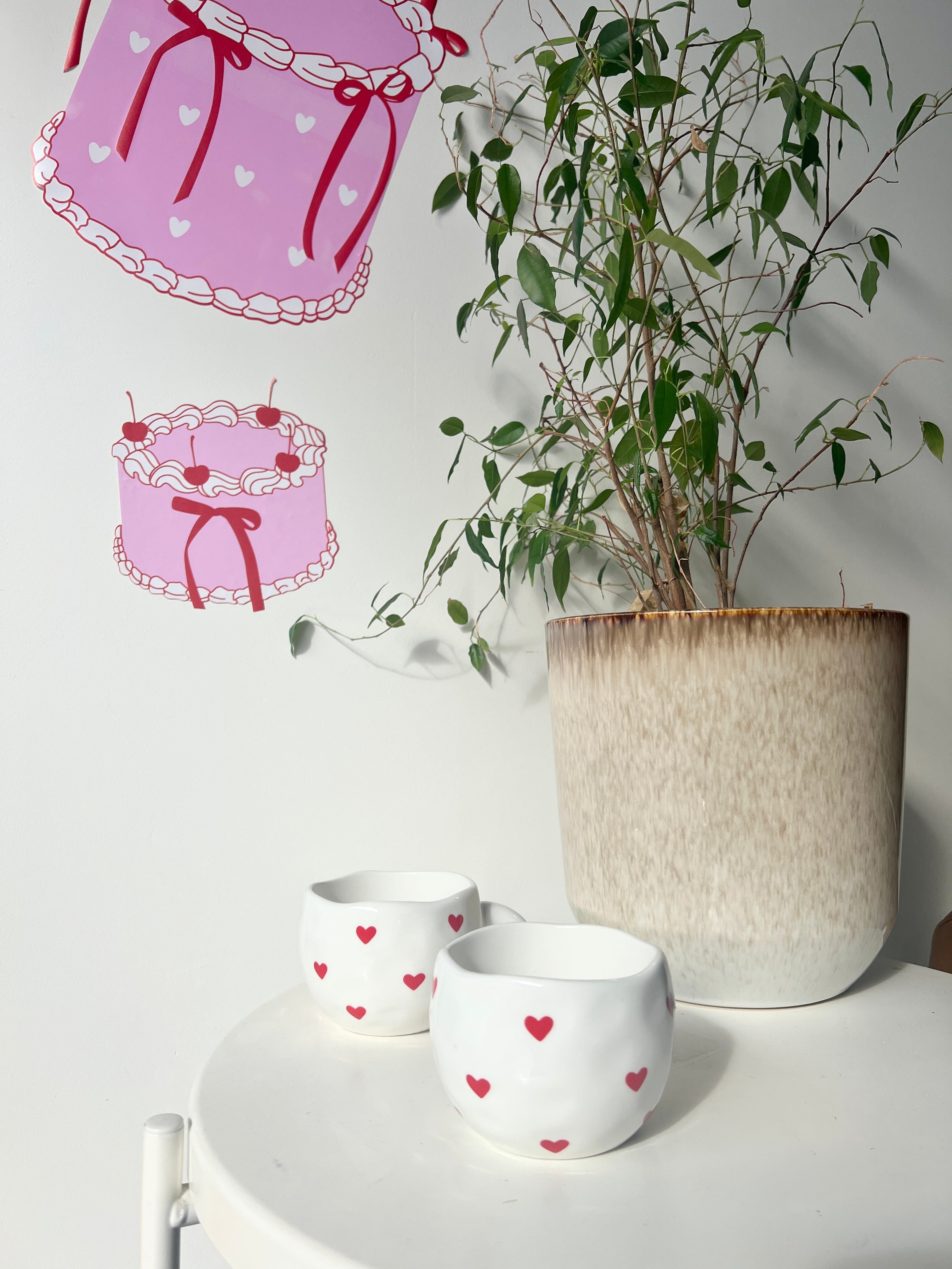 Vintage Cake Stickers | Reusable Decals