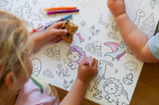 Dinosaur Party Colouring In Table Runner