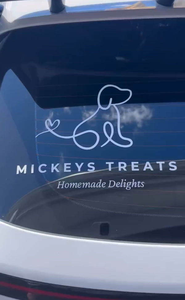 Custom Branded Car Window Decals | Removable Vinyl Sticker