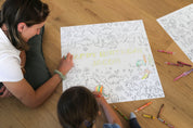 Dinosaur Party Colouring In Table Runner