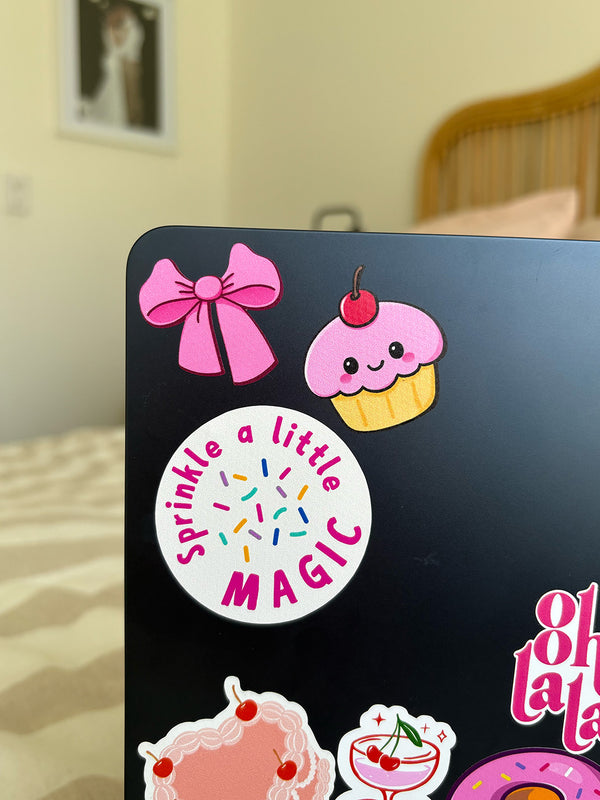 Mini Reusable Decal Packs | Foodie & Cake Lover Themed