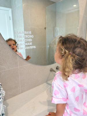 Affimation Mirror Decals | Vinyl Stickers