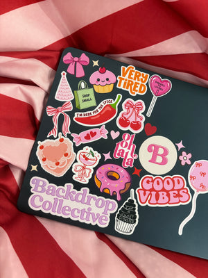 Mini Reusable Decal Packs | Book Lover Themed