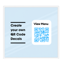 Custom QR Code Decals | Scannable Vinyl Stickers for Business