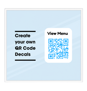 Custom QR Code Decals | Scannable Vinyl Stickers for Business
