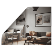 Stylish Living Room | Double-sided Backdrop