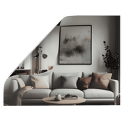 Stylish Living Room | Double-sided Backdrop