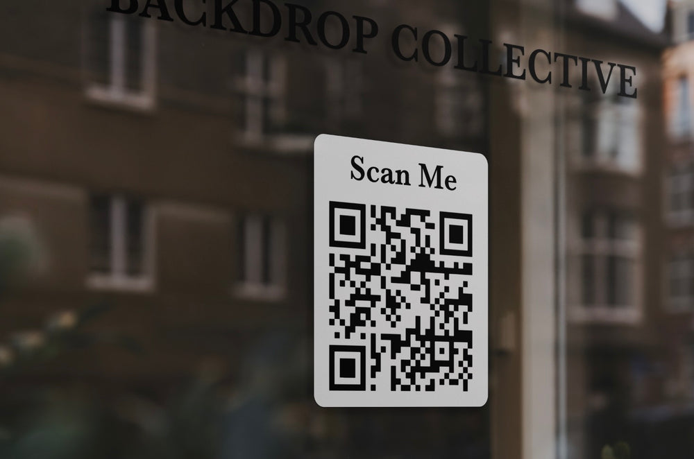 Custom QR Code Decals | Scannable Vinyl Stickers for Business